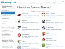 Tablet Screenshot of idirectory.com